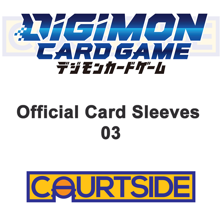 Pre-Order Digimon Card Game Official Card Sleeves 03