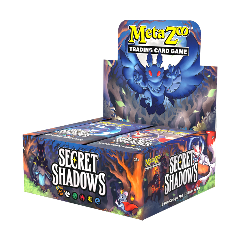 Pre-Order MetaZoo TCG Secret Shadows Booster Display