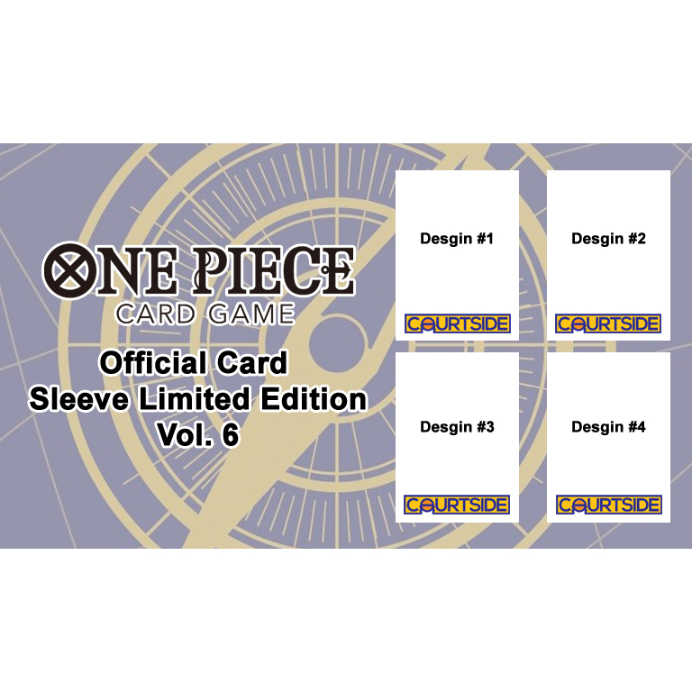 Pre-Order One Piece Card Game (Japanese) Official Card Sleeve Limited Edition Vol 6