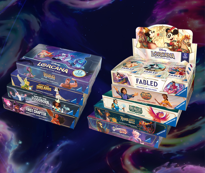 Pre-Order Disney Lorcana TCG: Set 1 to 9 Booster Box Bundle