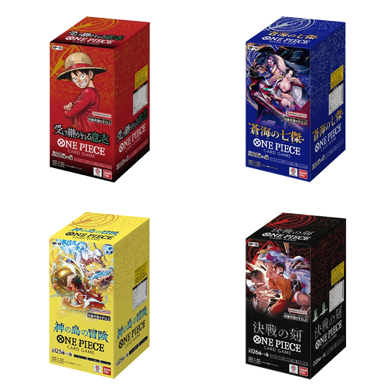 Pre-Order One Piece Card Game (Japanese) Booster Pack [OP-13] [OP-14] [OP-15] [OP-16] L1 Bundle unsealed